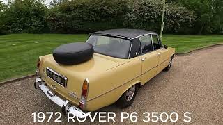 1972 ROVER P6 3500 S [upl. by Yauqram]