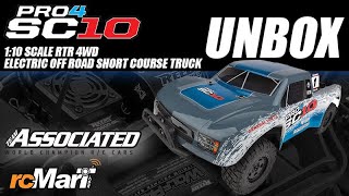 Team Associated Pro4 SC10 110 RTR 4WD Brushless Short Course Truck 20530 Unbox [upl. by Odlareg25]