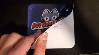 PET SIMULATOR X TITANIC RED CAT CODE [upl. by Ottavia]