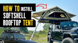 How To Set Up Curved Soft Shell RooftopTentRSFAB072024 [upl. by Limhaj]