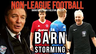 NON LEAGUE FOOTBALL BARNSTAPLE TOWN V HELSTON ATHLETIC ATHLETIC [upl. by Harlamert]