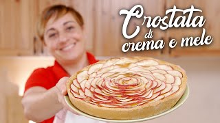 CROSTATA DI CREMA E MELE Ricetta Facile  Fatto in Casa da Benedetta [upl. by Paton]