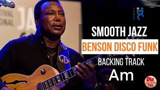 Benson Disco Funk  Backing Jam track in A aeolian 115 bpm [upl. by Esilahc451]