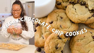 Easy Vegan Chocolate Chip Cookies [upl. by Yttisahc]