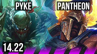 PYKE amp KogMaw vs PANTHEON amp Jhin SUP  KR Diamond  1422 [upl. by Holofernes]