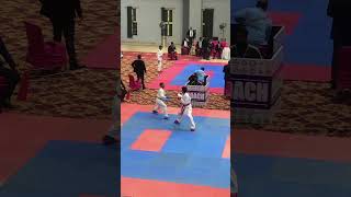 Kick vs Kick karatecombat karatekick karate combattechniques [upl. by Obau]