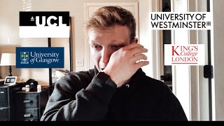 UK UNIVERSITY DECISION REACTIONS 2021  reacting to my international postgraduate uni decisions [upl. by Cahan]