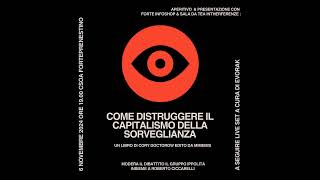 20241103  Gruppo ippolita  come distruggere il capitalismo della sorveglianza [upl. by Ycak]