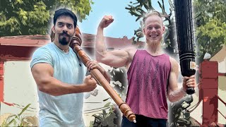 Akhara Shoulder Workout ft Yuvraj Prince Bhavnagar [upl. by Sirob]