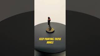 The Walking Dead Negan 3D Printed Miniature [upl. by Oaoj893]