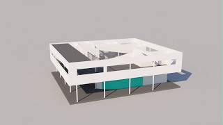 Villa Savoye Animation [upl. by Lareena456]