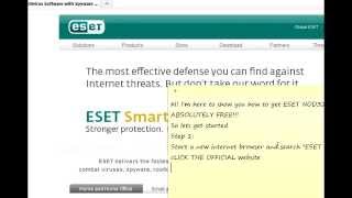 Get ESET NOD32 For Free No Torrents No Keygen or cracks 100 Safe [upl. by Weed98]