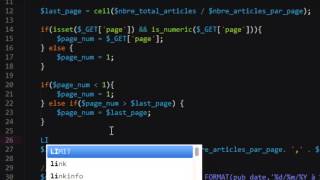 PAGINATION EN PHP  Partie 2 [upl. by Auqined]