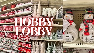 CHRISTMAS SHOPPING AT HOBBY LOBBY 2024 [upl. by Alaet]