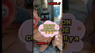 Pratique Dans Mon Salon de COIFFURE il y a💣🤣🤣 shorts lol lmfao drôle humour [upl. by Trebmal]