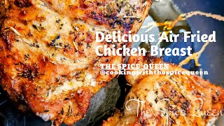 Crispylicious Air Fryer Magic Mouthwatering Chicken Breast Recipe chickenbreastrecipe [upl. by Ahtnahc73]