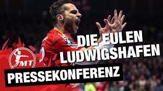 MT Melsungen vs Die Eulen Ludwigshafen  Pressekonferenz 2017  2018 [upl. by Loralie]