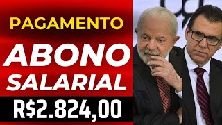 Antecipação do pagamento PISPasep 2024 R 282400 de Abono Salarial abonosalarial [upl. by Novyad]