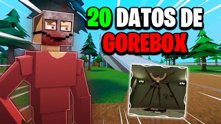 20 Datos de GOREBOX que no SABIAS ☠️ [upl. by Attelra]