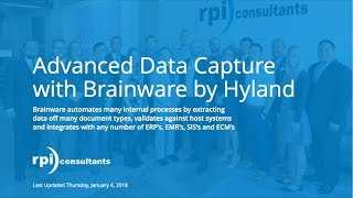 Advanced Data Capture with Brainware by Hyland [upl. by Iroc511]