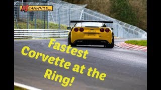 Fastest street legal C6 Z06 Corvette at the Nürburgring Nordschleife BTG 710 [upl. by Ymerej]