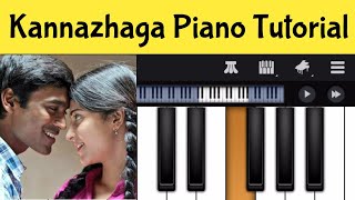 Kannazhaga Piano Notes  Tamil Songs Piano  Perfect Piano [upl. by Saxon]