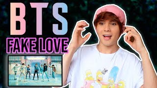 REACCIONANDO A FAKE LOVE DE BTS  K POP  LIBARDO ISAZA [upl. by Kaule634]