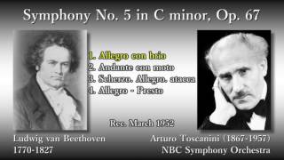 Beethoven Symphony No 5 Toscanini amp NBCso 1952 ベートーヴェン 交響曲第5番 トスカニーニ [upl. by Jule]