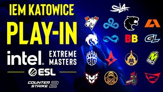 День 1  IEM Katowice 2024 PlayIn  КРИВОЙ ЭФИР [upl. by Wit]