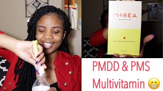 PMDD Relief😁☀️  Marea Wellness multivitamin for PMDD amp PMS natural relief unboxing1st impression [upl. by Gearard]