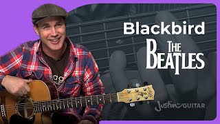 Blackbird Guitar Lesson  The Beatles  Accurate amp Detailed [upl. by Aeirdna]