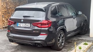 2020 BMW X3 M40i Stock Exhaust Sound Cold Start and Revs [upl. by Fifi]