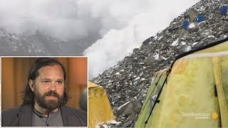 HeartStopping Video Shows Mount Everest Avalanche Which Killed Hundreds [upl. by Einomrah4]