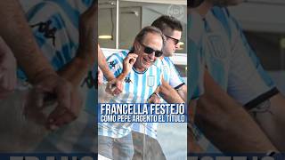 El increíble festejo de Guillermo Francella luego de que Racing Club salga campeón 😱 [upl. by Teddie]