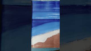 Creating a Realistic Seashore Drawing  Ocean Beach shorts [upl. by Ariane]