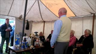 Keith Chugger Brown sings Mosstroopers Song Hawick Common Riding 11th June 2016 [upl. by Nrubloc220]