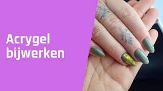 Acrygel nagels bijwerken [upl. by Amethyst]