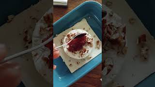 Easy 4 Ingredients Baked Brie Cheese Recipe [upl. by Nyra]