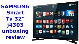 Samsung smart TV 32quot Unboxing review [upl. by Leventis]