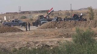 IraqiKurdish crisis tension flares between Kurds and Shiite militia in town near Kirkuk [upl. by Silecara]