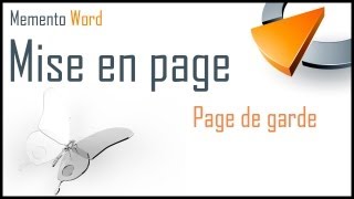 Page de garde dans Word  Formation Word Marseille [upl. by Rog]