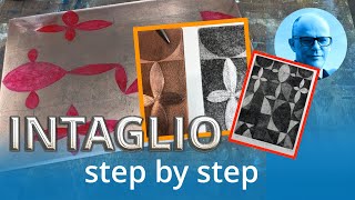 INTAGLIO PROCESS step by step how I created my etching First among equals [upl. by Ettelorahc94]