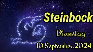 horoskop Steinbock Dienstag 10 September 2024 [upl. by Suiradel]