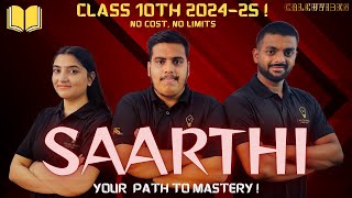 🔴SAARTHI BATCH CLASS 10th 🔥🔥  CBSE CLASS 10th BOARD EXAM 202425 🔥🔥 [upl. by Attenwahs]