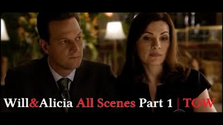 Will amp Alicia All Scenes Part 1  The Good Wife [upl. by Eerdua]