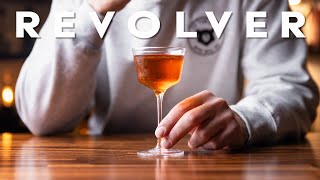 The REVOLVER  a bourbon lovers coffee cocktail 3 ingredients [upl. by Nimajneb26]