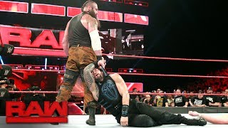 Braun Strowman tears up the road to SummerSlam Raw July 17 2017 [upl. by Fechter434]