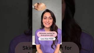 Rs500 skin care routine  oily skin  dermatologist recommends [upl. by Ylimme]