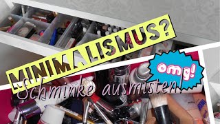 Minimalismus Schminke ausmisten [upl. by Anehsak91]