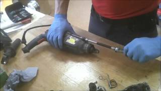 Bosch Hammer drill GBH 226 DRE disassemble [upl. by Anirahs]